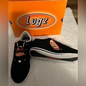 Lugs Black and White suede material size 12 Med